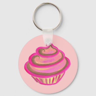 Cupcake-Sleutelhanger Sleutelhanger