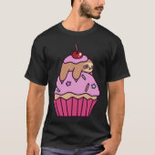Cupcake Sloth T-shirt (Voorkant)