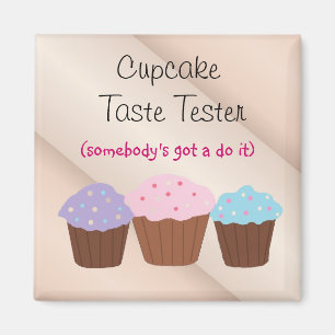 Cupcake Smaak Tester Magneet