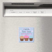 Cupcake Smaak Tester Magneet (Insitu (Vaatwasser))