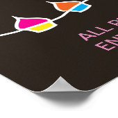 CUPCAKE snaarbake sale flyer Poster (Hoek)