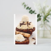 Cupcake snoepjes Dessert Party Douche Chocolade Ku Briefkaart (Staand voorkant)