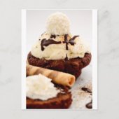 Cupcake snoepjes Dessert Party Douche Chocolade Ku Briefkaart (Voorkant)