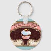 Cupcake-snoepjes  stijl sleutelhanger (Voorkant)
