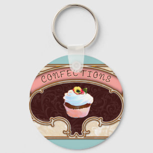 Cupcake-snoepjes  stijl sleutelhanger