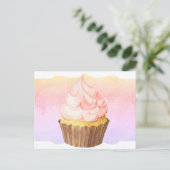 Cupcake Solo Briefkaart (Staand voorkant)