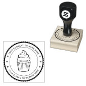 CUPCAKE | Speciaal zakelijk Logo Rubberstempel (Gestempeld)