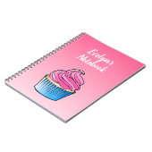 Cupcake Spiraal Foto Notitieboek (Linkerzijde)