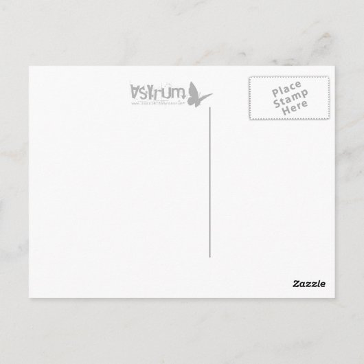 cupcake splatt briefkaart (Achterkant)