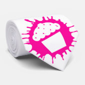 cupcake splatt stropdas (Opgerold)