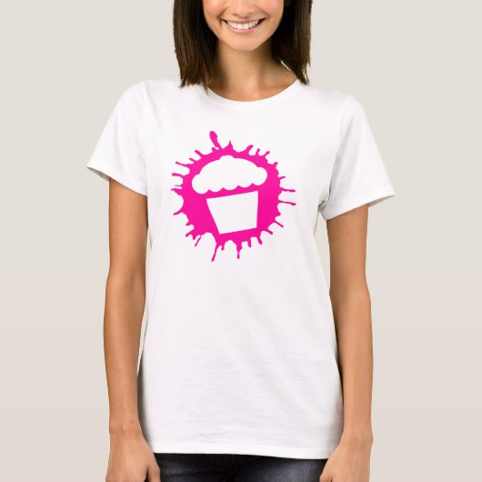 cupcake splatt t-shirt (Voorkant)
