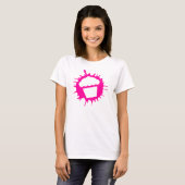 cupcake splatt t-shirt (Voorkant volledig)