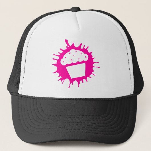 cupcake splatt trucker pet (Voorkant)
