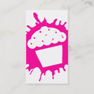 cupcake splatt visitekaartje