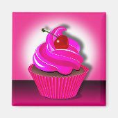 "Cupcake Spotlight" van Cheryl Daniels Magneet (Voorkant)