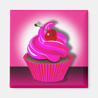 "Cupcake Spotlight" van Cheryl Daniels Magneet