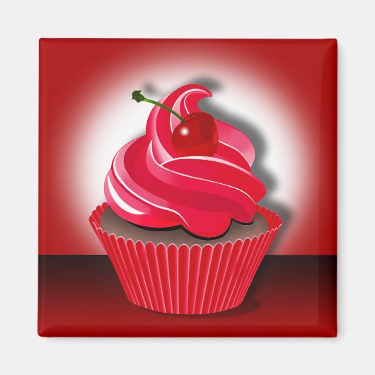 "Cupcake Spotlight" van Cheryl Daniels Magneet (Voorkant)