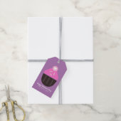Cupcake Sprinkels Bakkerij Gelukkige Valentijnsdag Cadeaulabel (Met Touw)