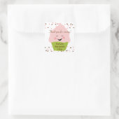 Cupcake Sprinkles Baby Girl Sticker (Tas)