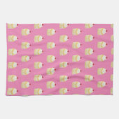 Cupcake Sprinkles Cherry Pattern Kitchen Towel Theedoek (Horizontaal)