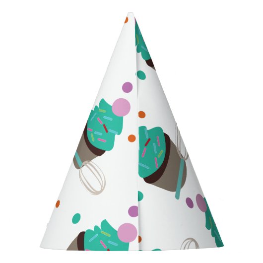 Cupcake Sprinkles Feesthoedjes (Achterkant)