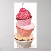 Cupcake Stack Poster (Voorkant)