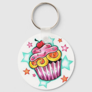 Cupcake Star Sleutelhanger