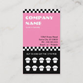 cupcake starz punch-kaart klantenkaartje (Achterkant)