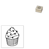 Cupcake Stempel - Mini Houten Kunststempel voor Am (Gestempeld)