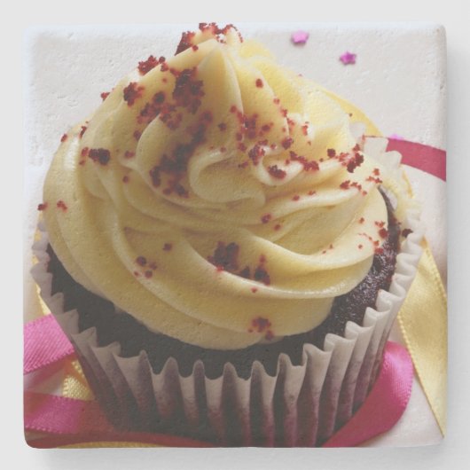 Cupcake stenen onderzetter (Voorkant)