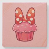 Cupcake Stenen Onderzetter (Voorkant)