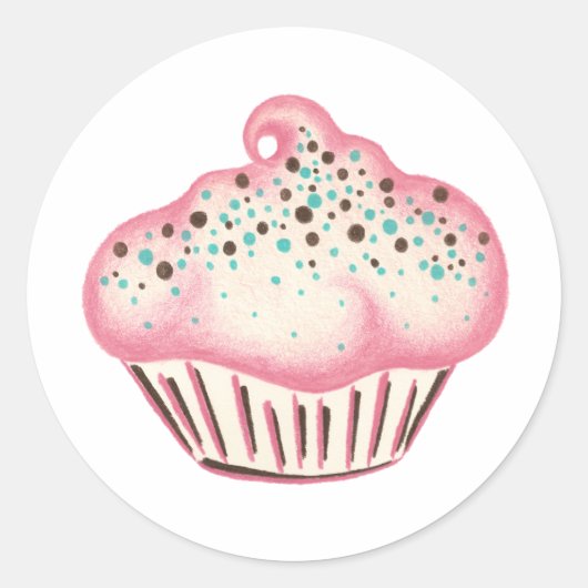 Cupcake Sticker (Voorkant)