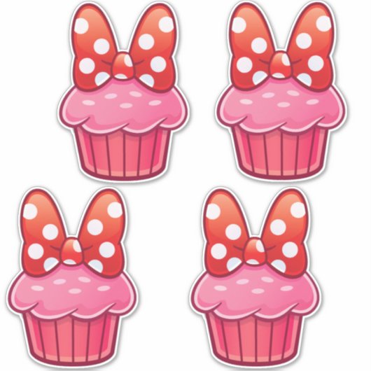 Cupcake Sticker (Voorkant)
