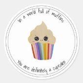 Cupcake Sticker (Voorkant)