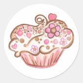 Cupcake Sticker (Voorkant)