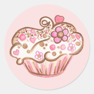 Cupcake Sticker