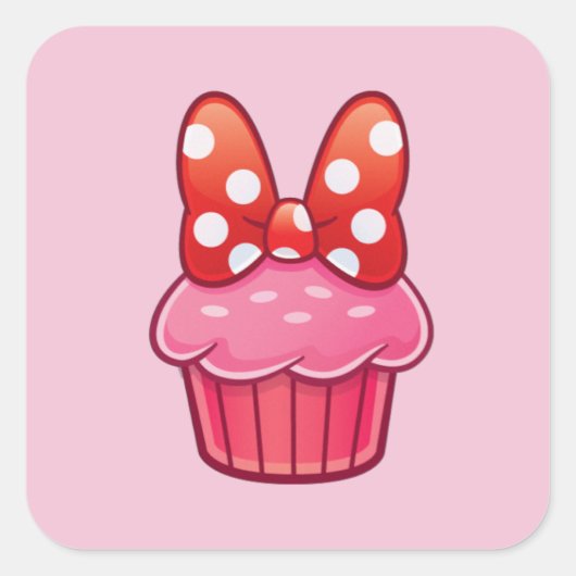Cupcake Sticker (Voorkant)