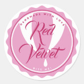 Cupcake stickers aangepaste labels (Voorkant)