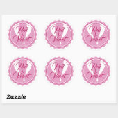 Cupcake stickers aangepaste labels (Vel)