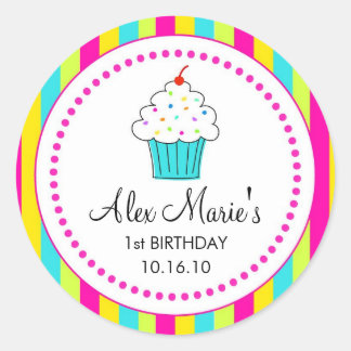 Cupcake Stickers / Favor Tags