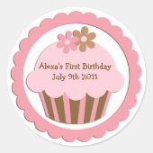  Cupcake Stickers Labels (Voorkant)
