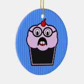 Cupcake Studmuffin Keramisch Ornament (Rechts)