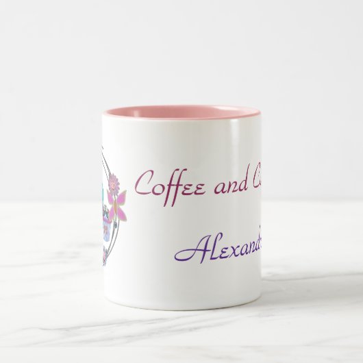 Cupcake Sunday Tweekleurige Koffiemok (Center)