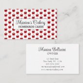 Cupcake Sweet Cakes Homemade Bakery Visitekaartje (Voorkant / Achterkant)