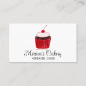 Cupcake Sweet Cakes Homemade Bakery Visitekaartje (Voorkant)