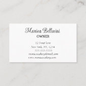 Cupcake Sweet Cakes Homemade Bakery Visitekaartje (Achterkant)