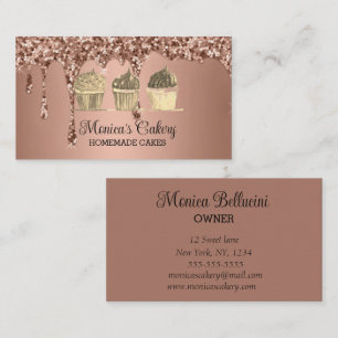 Cupcake Sweet Cakes Homemade Bakery Visitekaartje