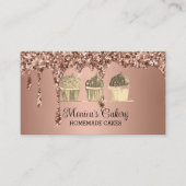 Cupcake Sweet Cakes Homemade Bakery Visitekaartje (Voorkant)