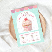 Cupcake Sweet Shop Uitnodiging voor verjaardag