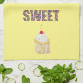 Cupcake Sweet Sprinkles Kitchen Towel Theedoek (Gevouwen)